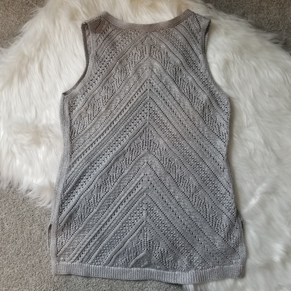 White House Black Market Crochet Tank~xs - Picture 5 of 12